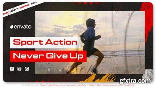 Videohive Sport Action Promo - Never Give Up 41339113