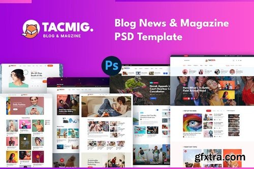 Tagmic - Multiple Blog & magazine Template RAS78K3