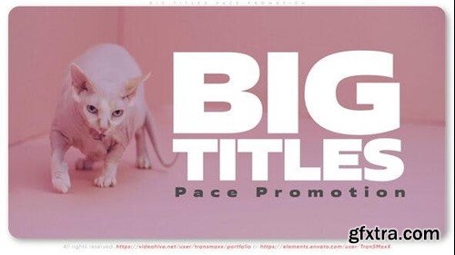 Videohive Big Titles Pace Promotion 41431831