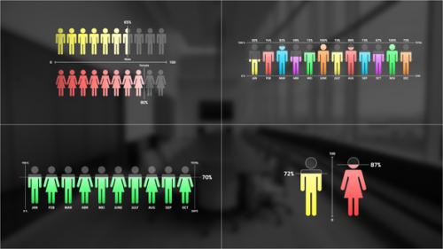 Videohive - People Chart Infographic | Premiere Pro - 41212835