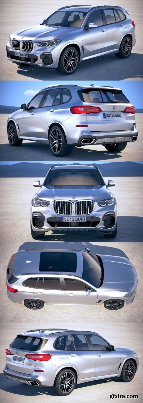 BMW X5 M Sport 2019 3D model