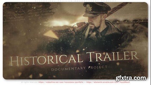Videohive Historical Trailer Documentary Project 41424460