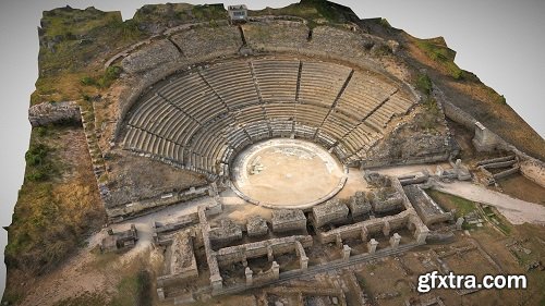 Philippi Ancient Greek Theater 3D Model