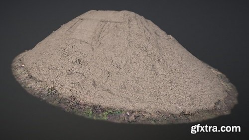 A pile of sand