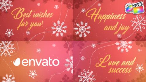 Videohive - Christmas Wishes for FCPX - 41418561