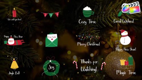 Videohive - Hand Drawn Christmas Titles for FCPX - 41673810
