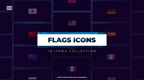 Videohive - Flags Icons - 41702753