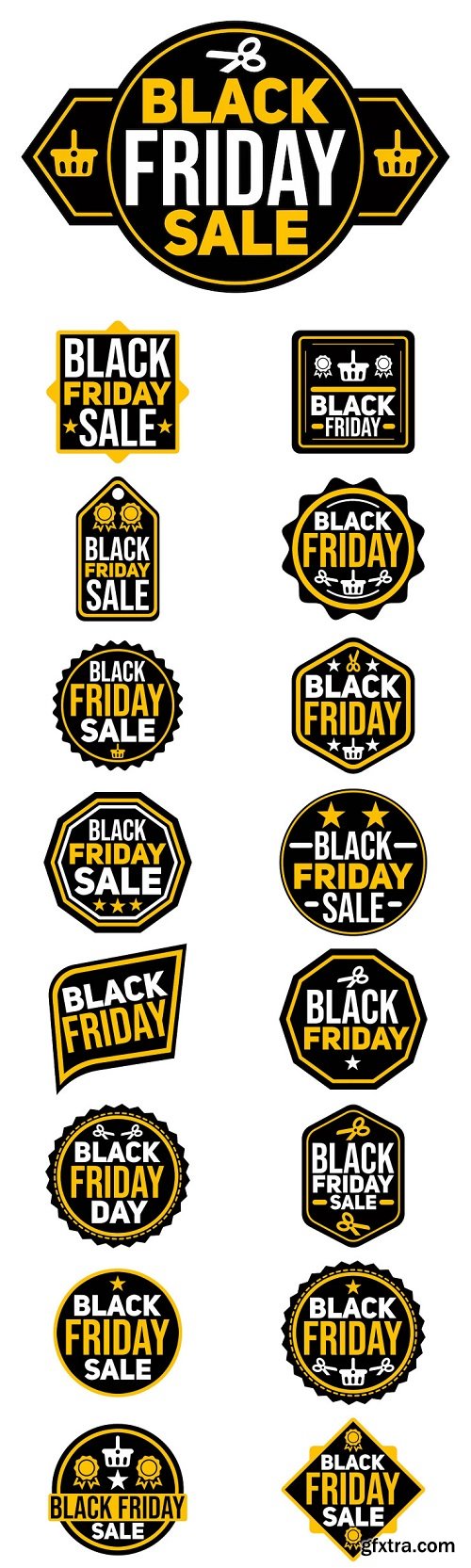 Black Friday Sale Logos