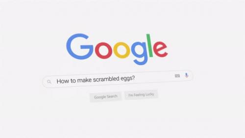 Videohive - How to make scrambled eggs? Google search - 41664895