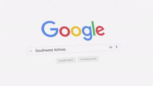 Videohive - Southwest Airlines Google search - 41683437