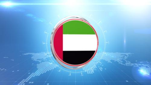 Videohive - United Arab Emirates Flag Transition - 41540751