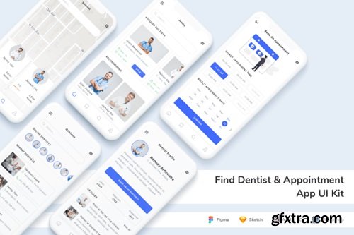 Find Dentist & Appointment App UI Kit