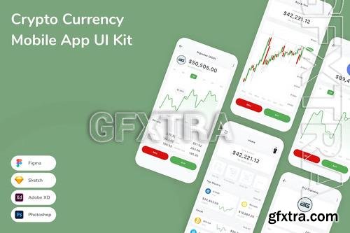 Crypto Currency Mobile App UI Kit 5PXJ6VS