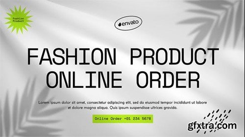 Videohive Fashion Product Online Order 41629385