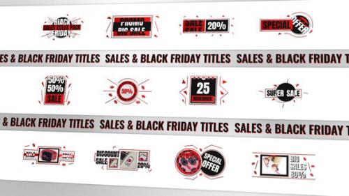 Videohive - Sales & Black Friday Titles - 40524933