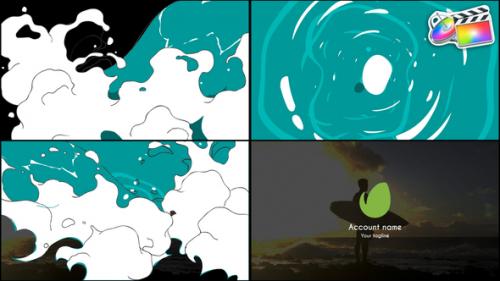 Videohive - Cartoon Wave Logo for FCPX - 40558593