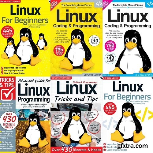 Linux The Complete Manual, Tricks And Tips, For Beginners - 2022 Full Year Issues Collection