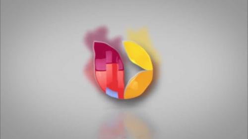 MotionArray - Simple Reflect Colorful Logo - 1177261