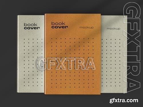 Book Catalog Magazine Cover Mockup with Editable Background and Overlay Shadow 527670394
