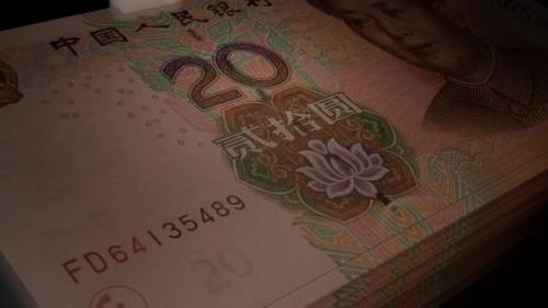 Videohive - 20 Chinese Yuan banknotes. Paper money. - 41748143