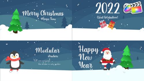 Videohive - Christmas Greetings Scenes | FCPX - 41808229