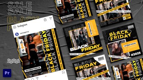 Videohive - Black Friday Sale Banners Template For Premiere Pro - 41810474