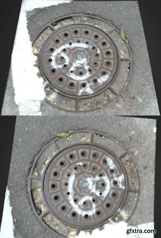 Manhole cover 05 3d model