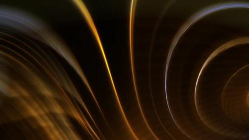 Videohive - Golden color streaks in closing loop with black background - 41760379