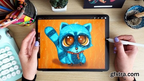 Drawing & Digital illustration: Cute Animal Characters For Beginners In Procreate