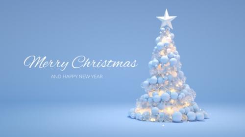 Videohive - Multicolored Abstract Christmas Trees - 41755577