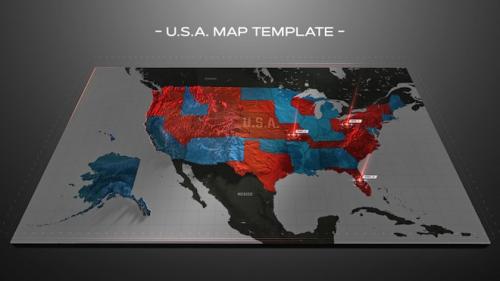 MotionArray - USA Map - 1172968