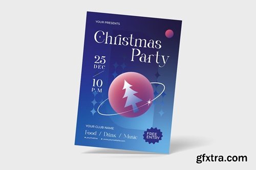 Christmas Party Flyer FQLJCVC