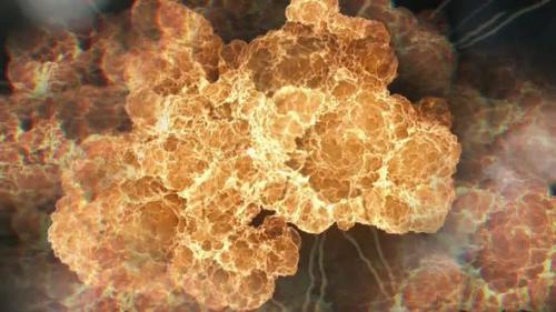 Videohive - Fire Background bomb Explosion - 41771587