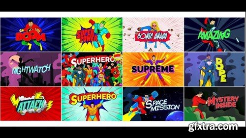 Videohive Super Comic Titles 36759859