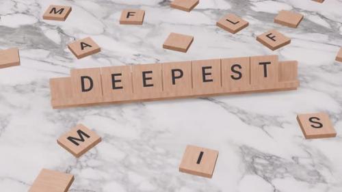 Videohive - DEEPEST word on scrabble - 41823024