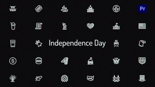 Videohive - Independence Day Icons - 41875583