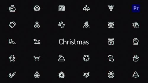 Videohive - Christmas Icons - 41875596