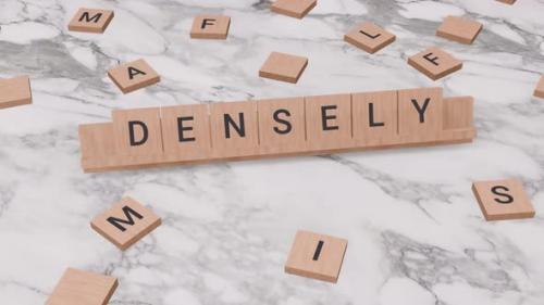 Videohive - DENSELY word on scrabble - 41822792