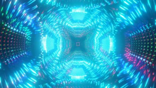 Videohive - Abstract 3D Kaleidoscope Abstract Background of Trippy Art Psychedelic Trance Vj Seamless Loop - 41831577