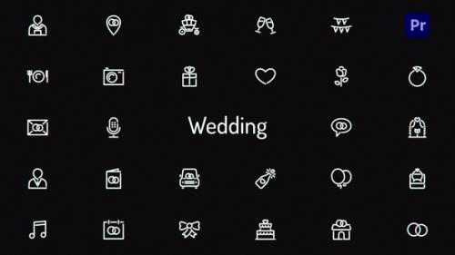 Videohive - Wedding Icons - 41875577