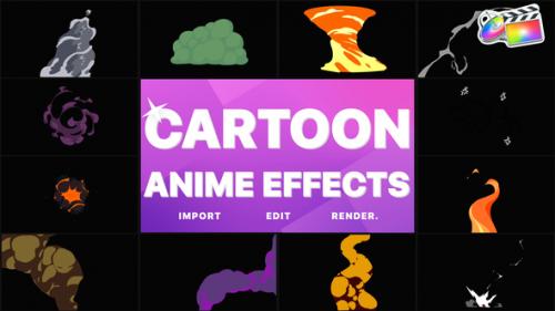 Videohive - Cartoon Anime Effects Pack | FCPX - 41935653