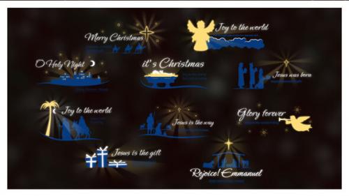 Videohive - Gospel Christmas Titles - 41902596