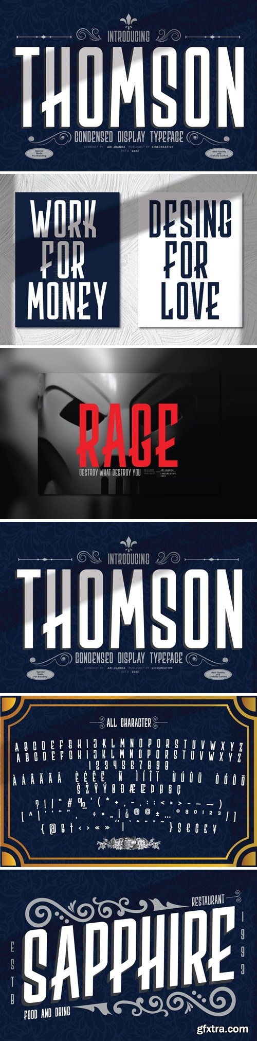 Thomson Condensed font