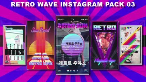 MotionArray - Retro Wave Instagram Pack 03 - 1169604