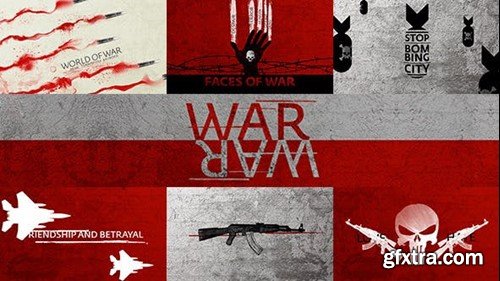 Videohive War Titles - Grunge Opener 10882362