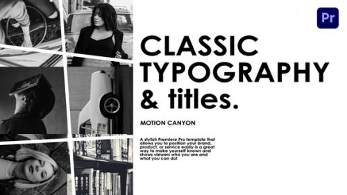 Videohive - Classic Typography - 41835380