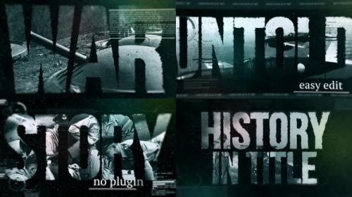 Videohive - History in Title - 41879344