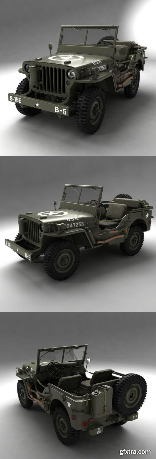 Willys Jeep – 3D Model