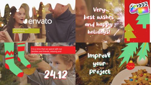 Videohive - Christmas Greeting Scenes for FCPX - 41954231