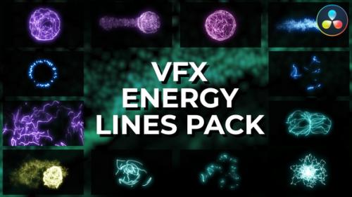 Videohive - VFX Energy Lines Pack for DaVinci Resolve - 41954104